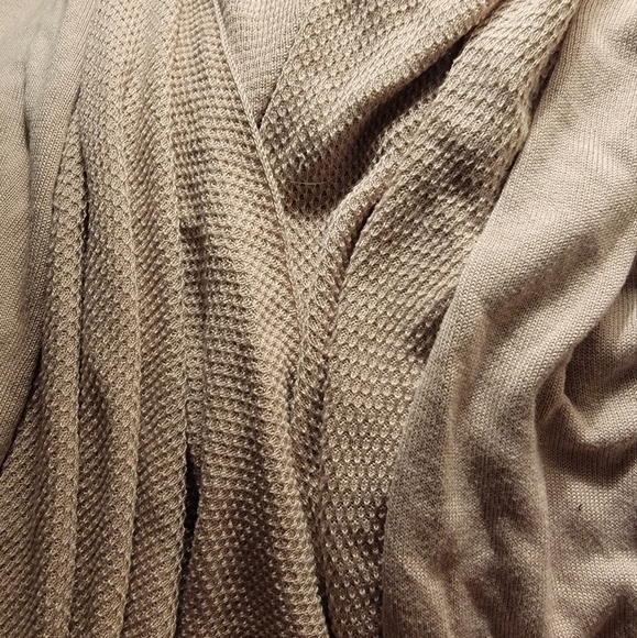 TORRID OPEN CARDIGAN SWEATER - OATMEAL - Picture 2 of 8